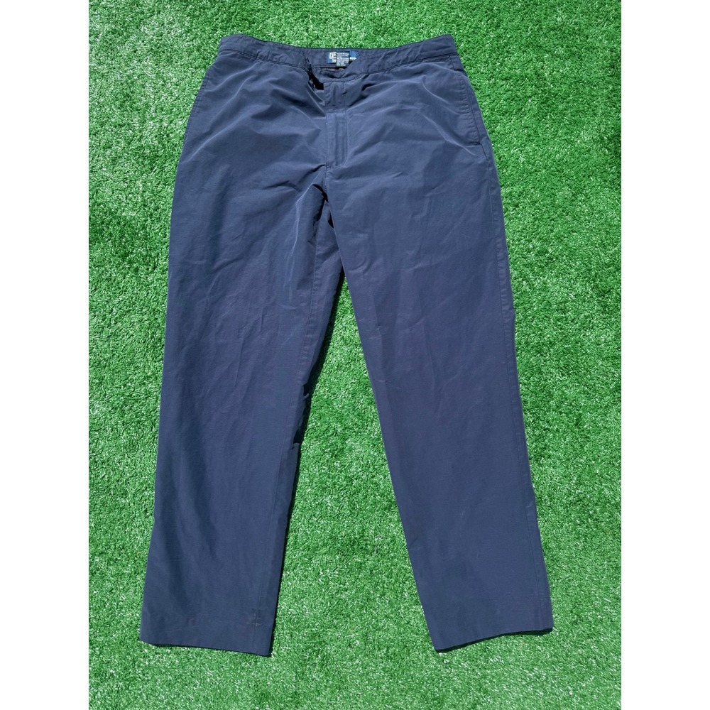 Polo Ralph Lauren Mens Navy Blue Cotton Nylon Blend Trousers RN 41381 35x29